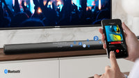 Sharp HT-SB100 Soundbar-Lautsprecher Schwarz 2.0 Kanäle 75 W