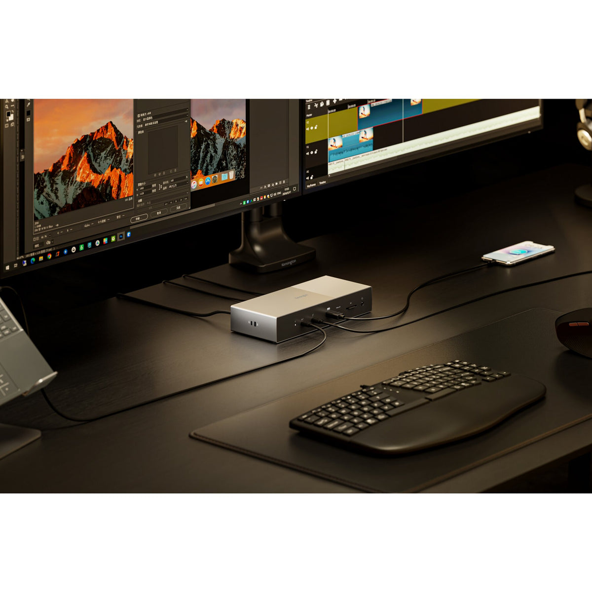 Kensington SD5000T5 EQ Thunderbolt 5 Triple 4K Dockingstation mit 140 W PD - Windows/macOS