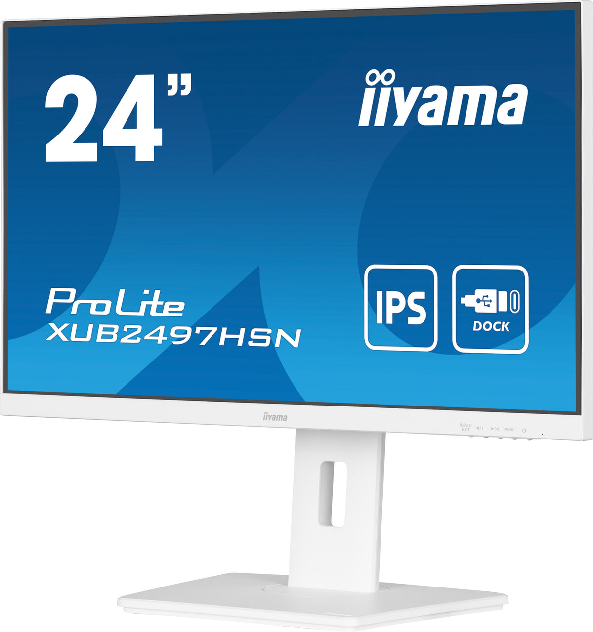 iiyama ProLite XUB2497HSN-W2 Computerbildschirm 60,5 cm (23.8") 1920 x 1080 Pixel Full HD LED Weiß
