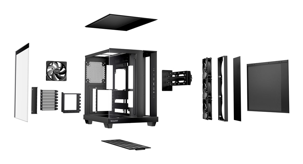 be quiet! Light Base 500 Midi Tower Schwarz