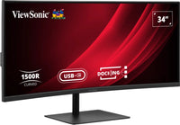 Viewsonic VG3419C-2 Computerbildschirm 86,4 cm (34") 3440 x 1440 Pixel UltraWide Quad HD LED Schwarz