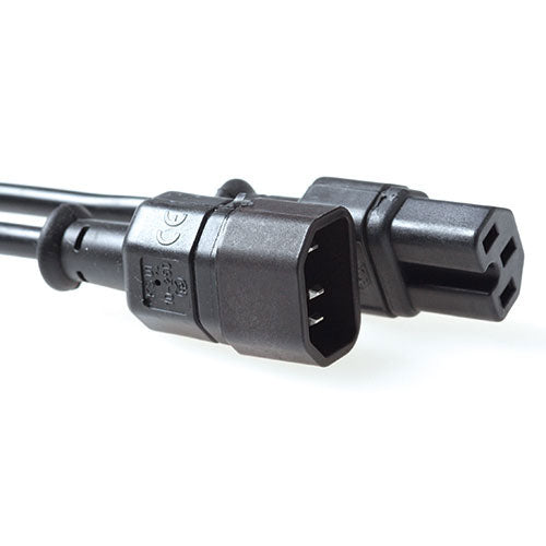 ACT Stromkabel C14 - C15 schwarz 2,5 m