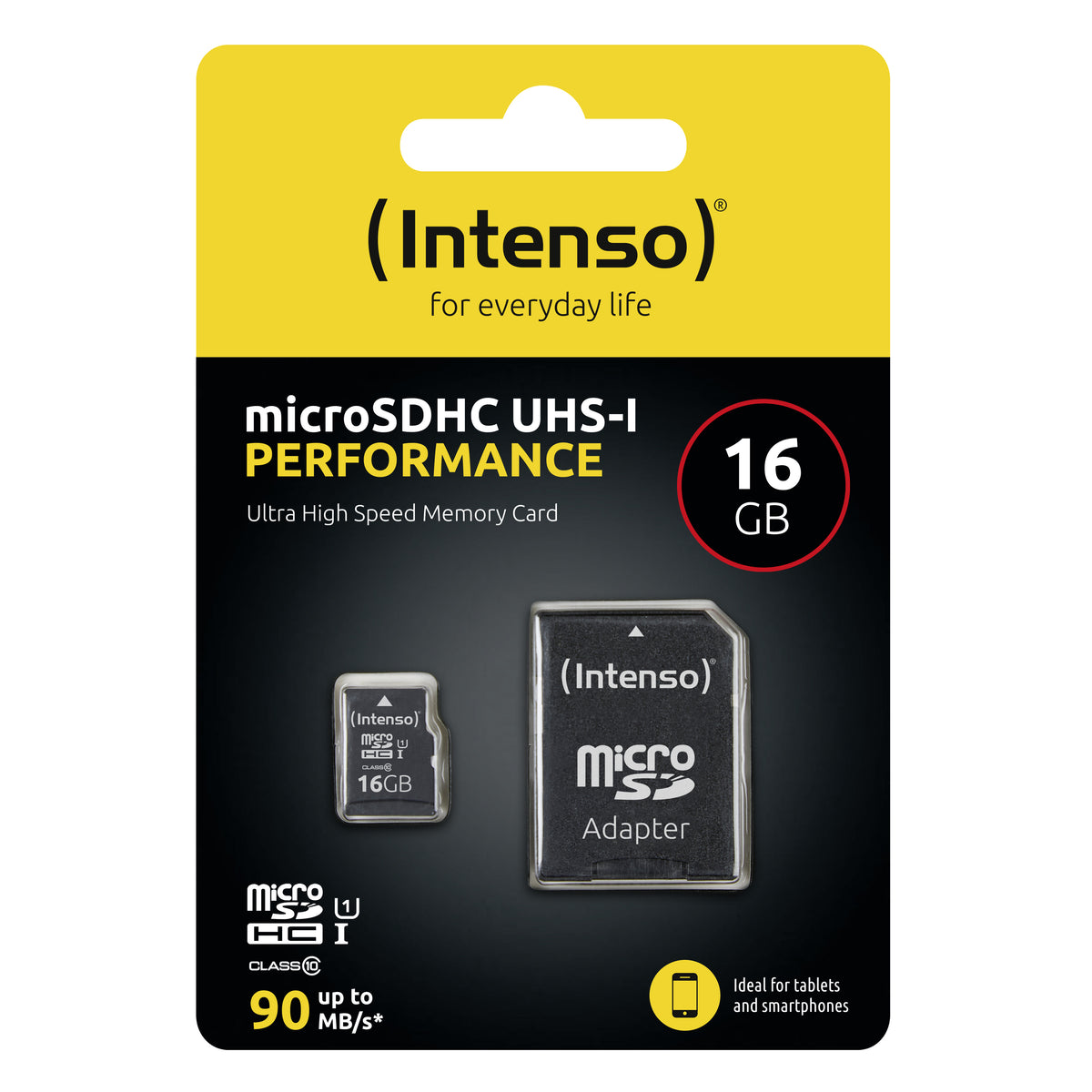 Intenso 3424470 Speicherkarte 16 GB MicroSD UHS-I Klasse 10