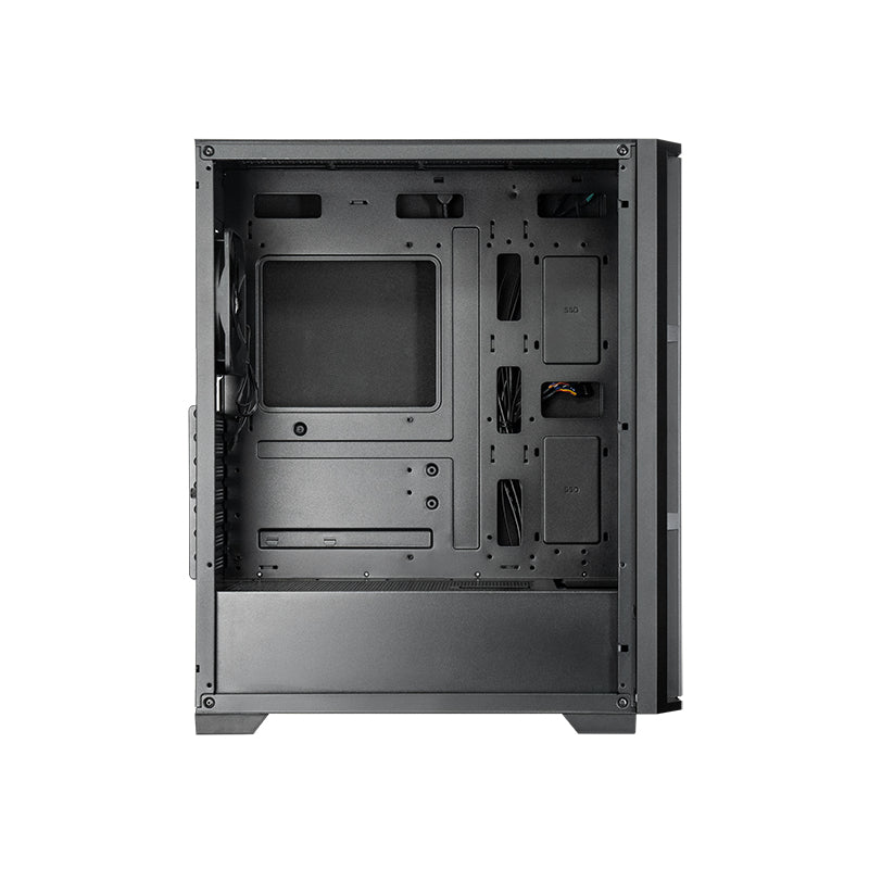 Chieftec AS-02B-OP Computer-Gehäuse Midi Tower Schwarz