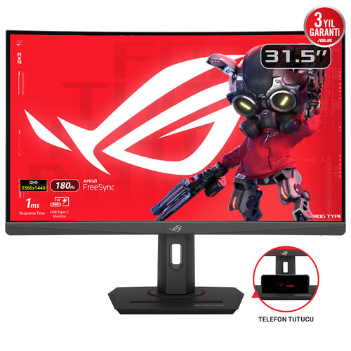 ASUS ROG Strix XG32WCS Computerbildschirm 80 cm (31.5") 2560 x 1440 Pixel Quad HD LED Schwarz