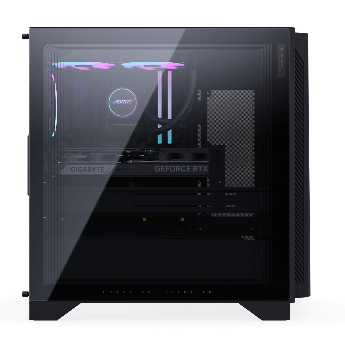 GIGABYTE AORUS PRIME 5 Gaming Desktop PC - AMD Ryzen 7 9800X3D, RTX 5070 Ti 16G, 32GB DDR5-SDRAM, 2000GB SSD, Windows 11 Home