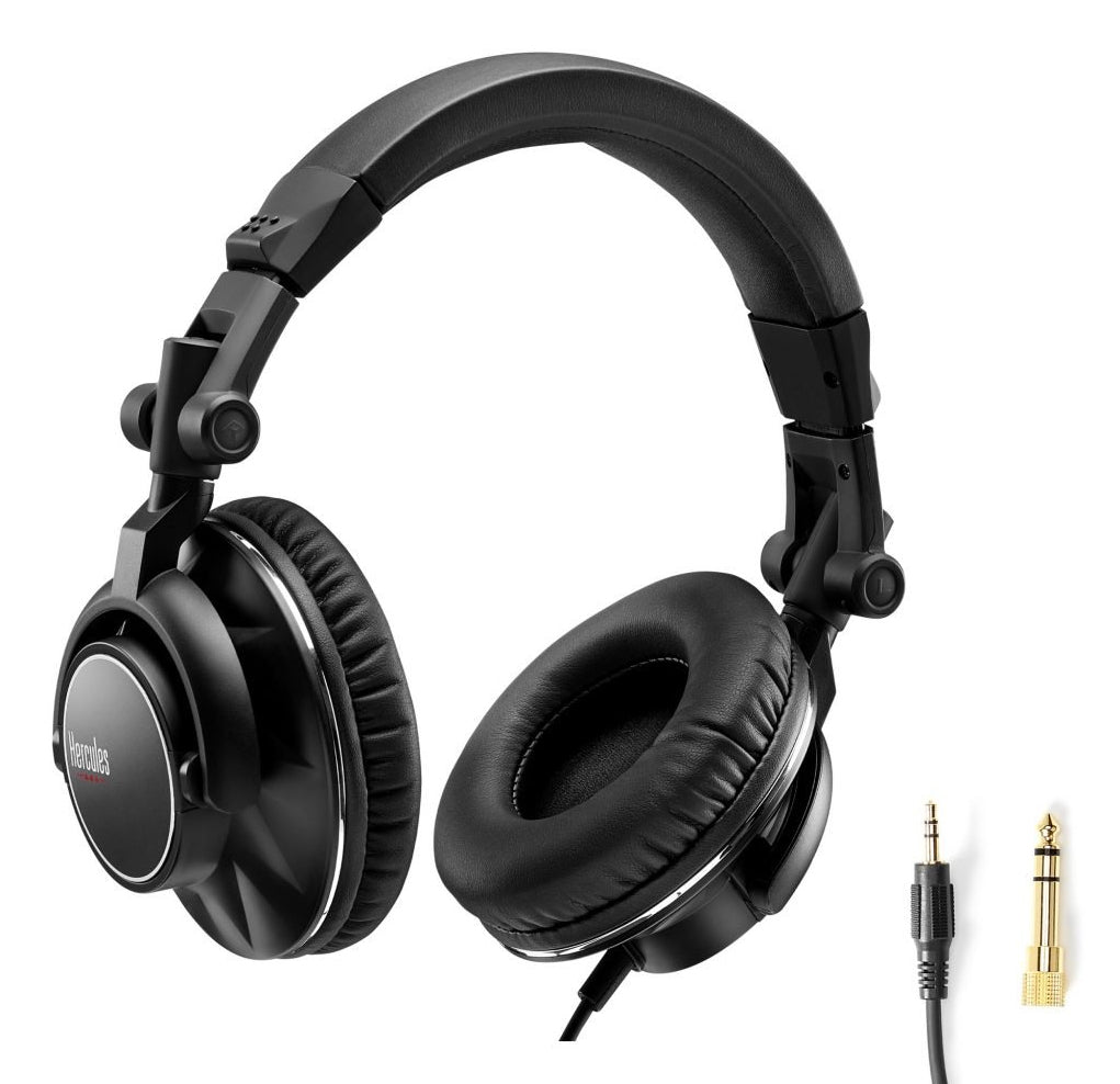 Hercules HDP DJ60 Kopfhörer Kabelgebunden Kopfband Musik Schwarz