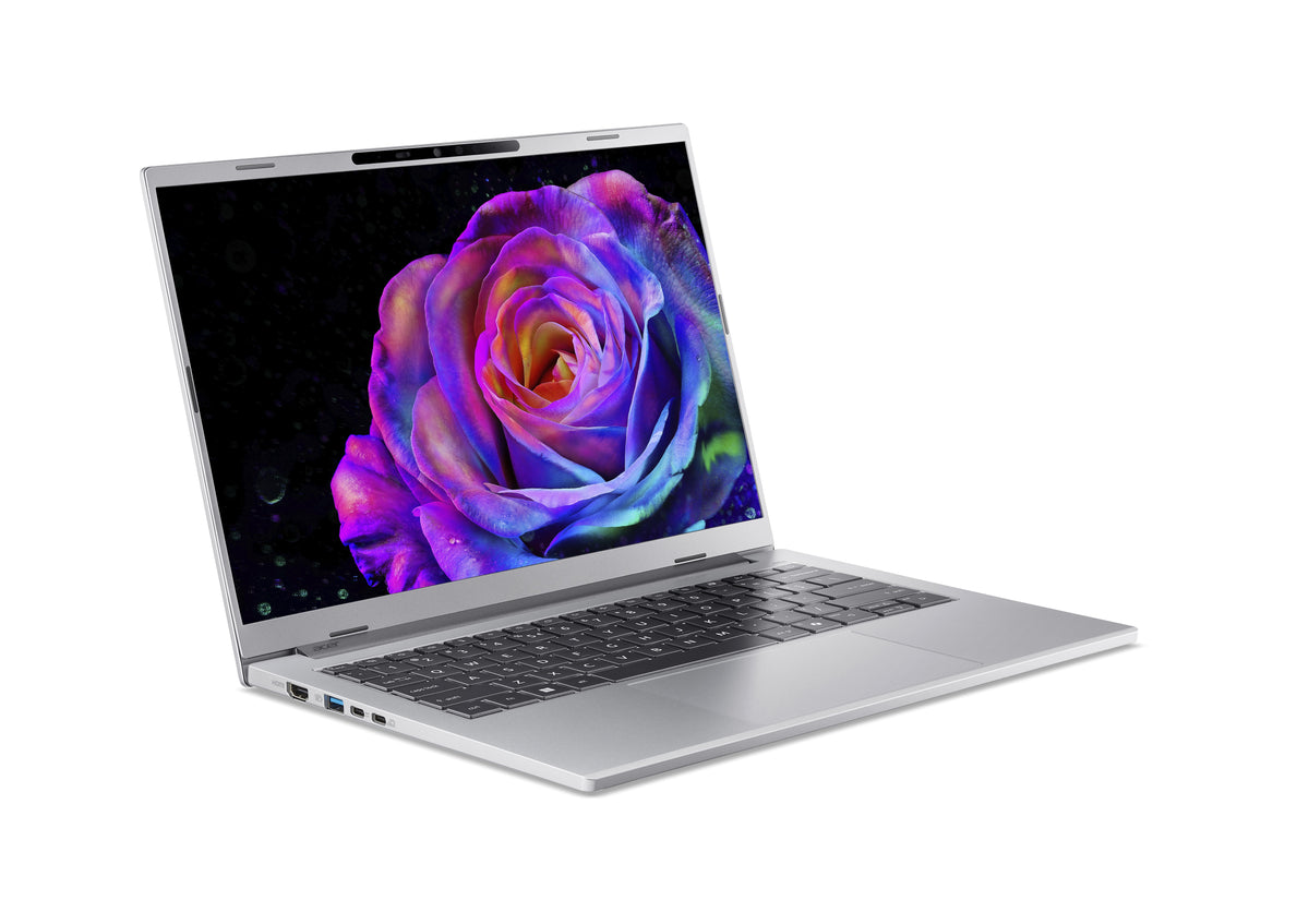 Acer Aspire 14 AI A14-61M-R4US AMD Ryzen AI 5 330 Laptop 35,6 cm (14") WUXGA 16 GB LPDDR5x-SDRAM 1 TB SSD Wi-Fi 6E (802.11ax) Windows 11 Home Deutsch Silber