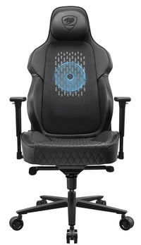 COUGAR Gaming-Stuhl NxSys Aero, integ. 200mm ARGB Lüfter, Schwarz