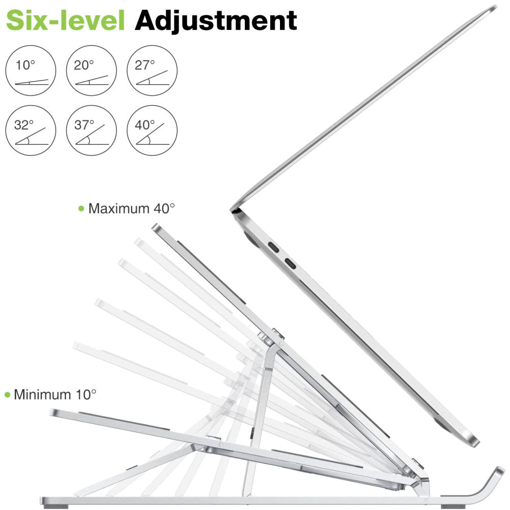 Techly ICA-TBL 134TY laptop-ständer Silber 40,6 cm (16")