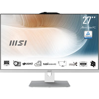 MSI Modern AM272P 1M-1426AT Intel Core 5 120U 68,6 cm (27") 1920 x 1080 Pixel All-in-One-PC 16 GB DDR5-SDRAM 512 GB SSD Windows 11 Home Wi-Fi 6E (802.11ax) Weiß