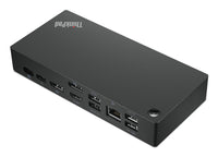 Lenovo 40AY0135US laptop-dockingstation & portreplikator Kabelgebunden USB 3.2 Gen 2 (3.1 Gen 2) Type-C Schwarz