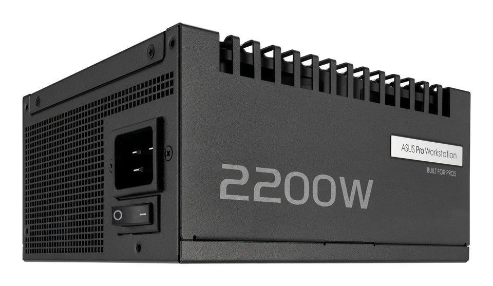 ASUS Pro WS 2200W Platinum Bloc d'alimentation ATX 20+4 broches ATX Noir