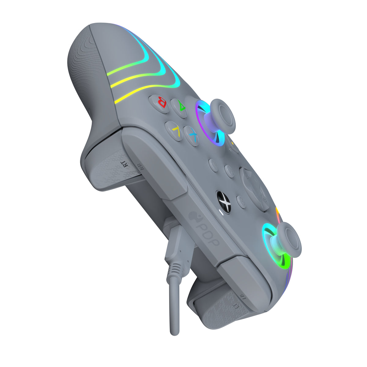 PDP Afterglow Wave Grau USB Gamepad Analog / Digital PC, Xbox One, Xbox Series S, Xbox Series X