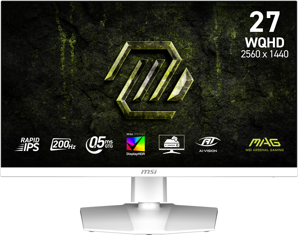MSI MAG 274QRFW E20 Computerbildschirm 68,6 cm (27") 2560 x 1440 Pixel Wide Quad HD LCD Weiß