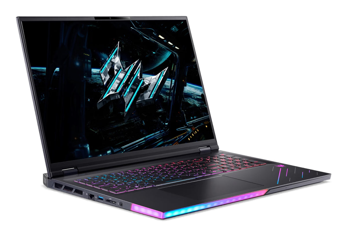 Acer Predator PH18-73-96R8 Intel Core Ultra 9 275HX Laptop 45,7 cm (18") WQXGA 32 GB DDR5-SDRAM 2 TB SSD NVIDIA GeForce RTX 5080 Wi-Fi 7 (802.11be) Windows 11 Pro Schwarz