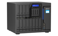 QNAP TS-1655 NAS Tower Intel Atom® C5125 8 GB DDR4 0 TB QNAP Turbo System Schwarz