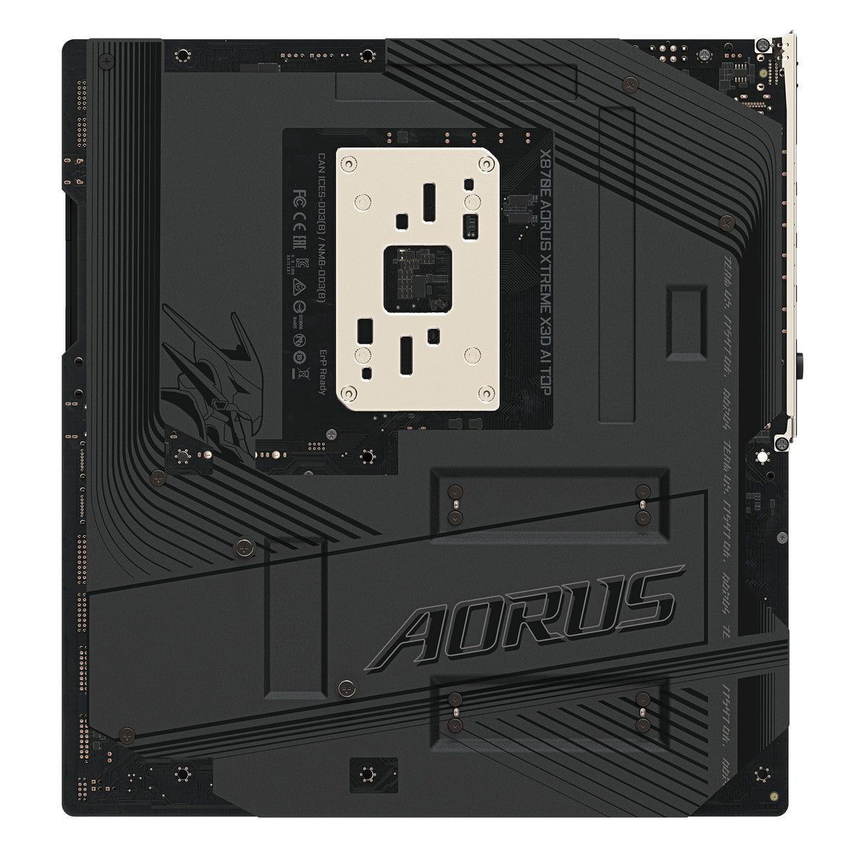 GIGABYTE X870E AORUS XTREME X3D AI TOP Mainboard - Unterstützt AMD Ryzen 9000 Serie CPUs, 24+2+2-Phasen-VRM, bis zu 9000MHz DDR5 (O.C.), 2xPCIe 5.0 M.2 + 3xPCIe 4.0 M.2, Wi-Fi 7, 10GbE LAN, USB 4