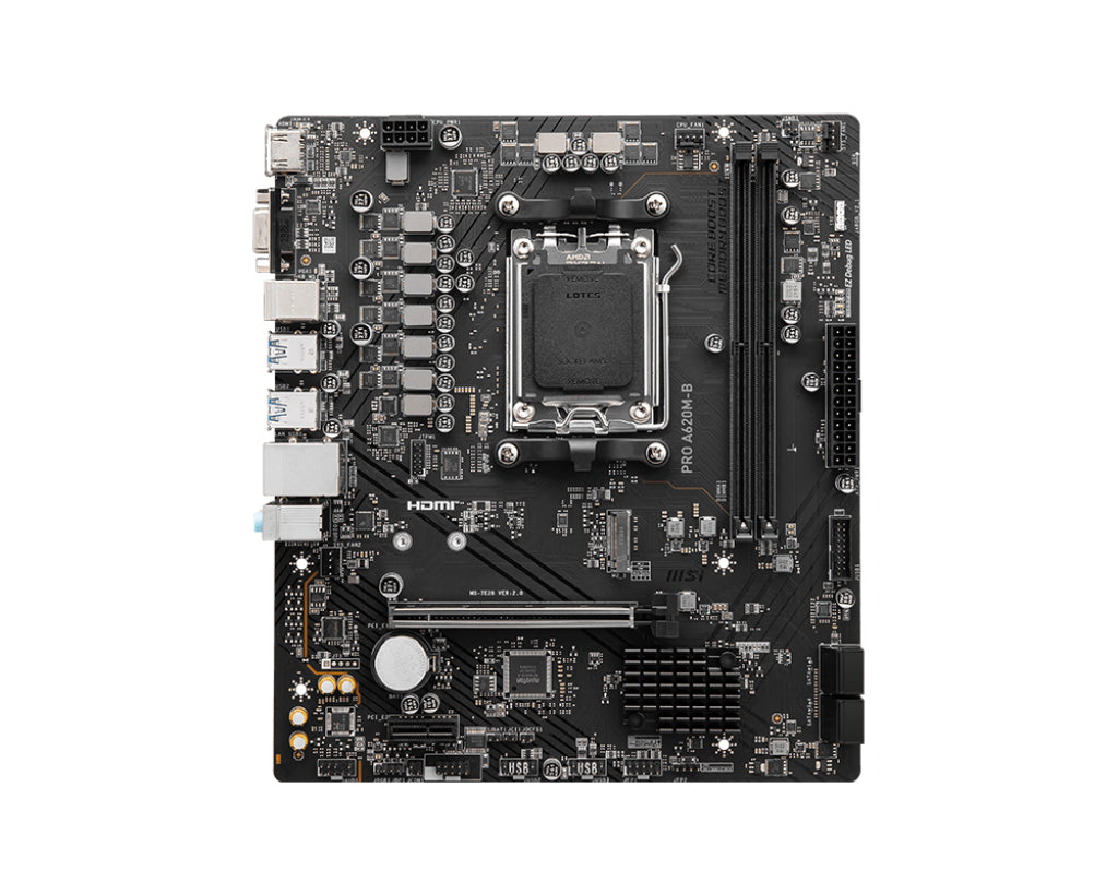 MSI PRO A620M-B Motherboard AMD A620 Sockel AM5 micro ATX