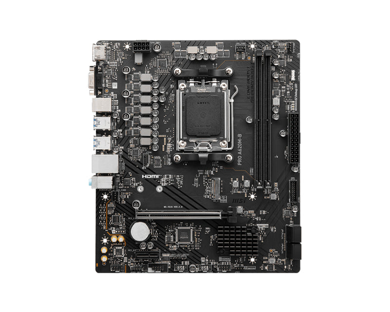 MSI PRO A620M-B Motherboard AMD A620 Sockel AM5 micro ATX