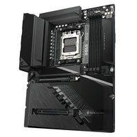 GIGABYTE B850 AORUS STEALTH Mainboard – AMD Ryzen 9000 Series CPUs, digitales 14+2+2-Phasen-VRM, bis zu 8200 MHz DDR5 (O.C.), 2× PCIe-5.0-M.2 + 2× PCIe-4.0-M.2, Wi-Fi 7, 5-GbE-LAN, USB 3.2 Gen 2