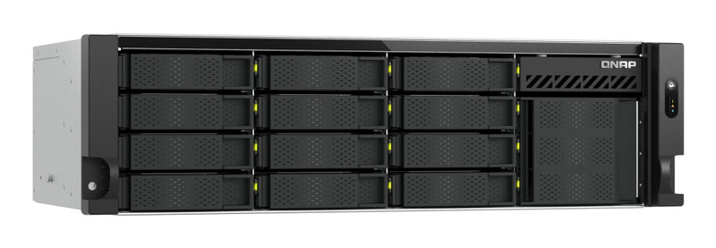 QNAP TS-H1655XEU-RP Speicherserver Rack (3U) Intel Atom® C5125 8 GB DDR4 0 TB QuTS hero Schwarz, Grau