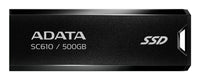 ADATA SC610 500 GB USB Typ-A 3.2 Gen 2 (3.1 Gen 2) Schwarz