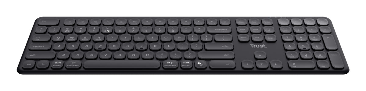 Trust Vaiya Kabellose Tastatur für mehrere Geräte - Schwarz