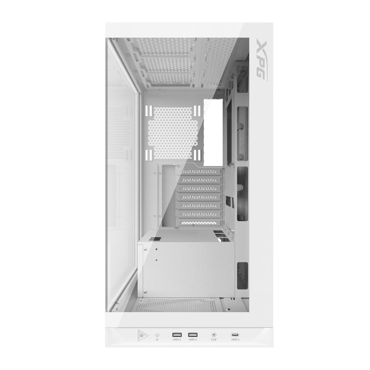 XPG INVADERXMTWOF Midi-Tower Weiß