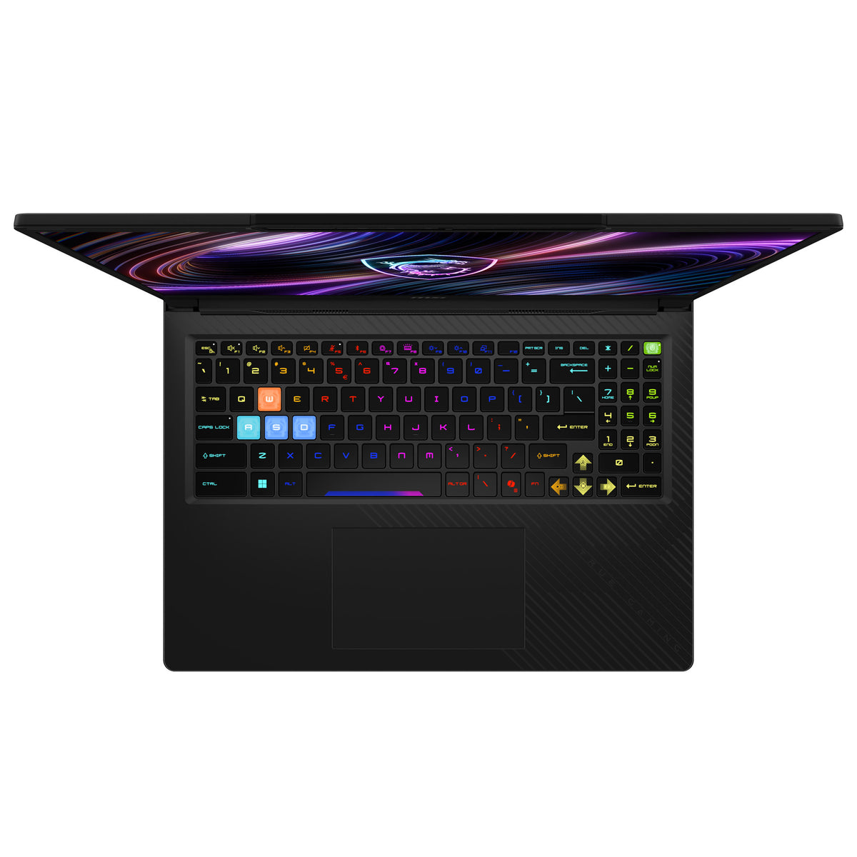 MSI Raider A16 HX B8WH-047FRY AMD Ryzen™ 9 8940HX Laptop 40,6 cm (16") Quad HD+ 32 GB DDR5-SDRAM 1 TB SSD NVIDIA GeForce RTX 5070 Ti Laptop-GPU Wi-Fi 7 (802.11be) Windows 11 Pro Schwarz Französisch