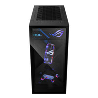 ASUS ROG GM1000TY-R9950X081W AMD Ryzen™ 9 9950X3D 64 GB DDR5-SDRAM 4 TB SSD NVIDIA GeForce RTX 5080 Windows 11 Home Tower PC Schwarz