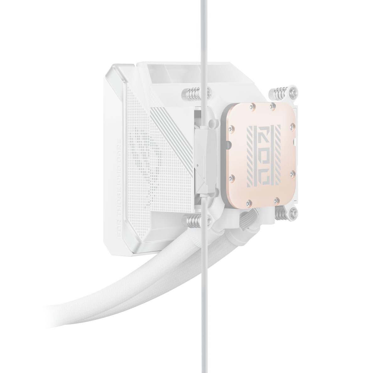 ASUS ROG Strix LC IV 360 ARGB LCD White Edition Prozessor Flüssigkeitskühlung 12 cm Weiß