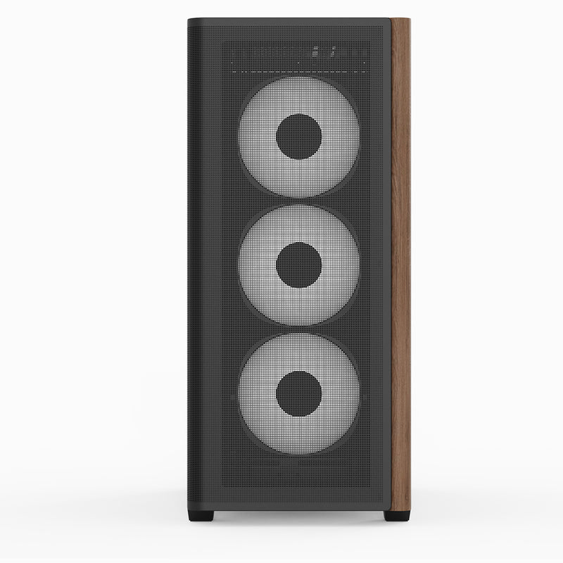 Aerocool D501A PC-Gehäuse, Midi-Tower, ATX, Tempered Glass - weiß – Ansicht 3