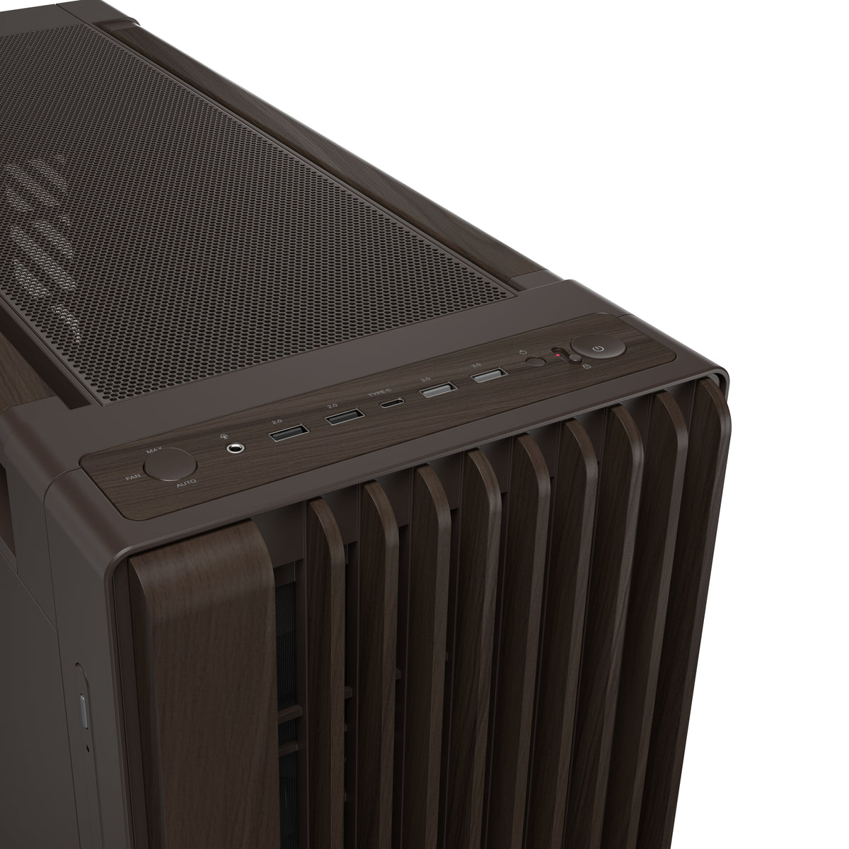ASUS ProArt PA602 Wood Edition Retro Brown - Metal Panel Midi Tower Braun
