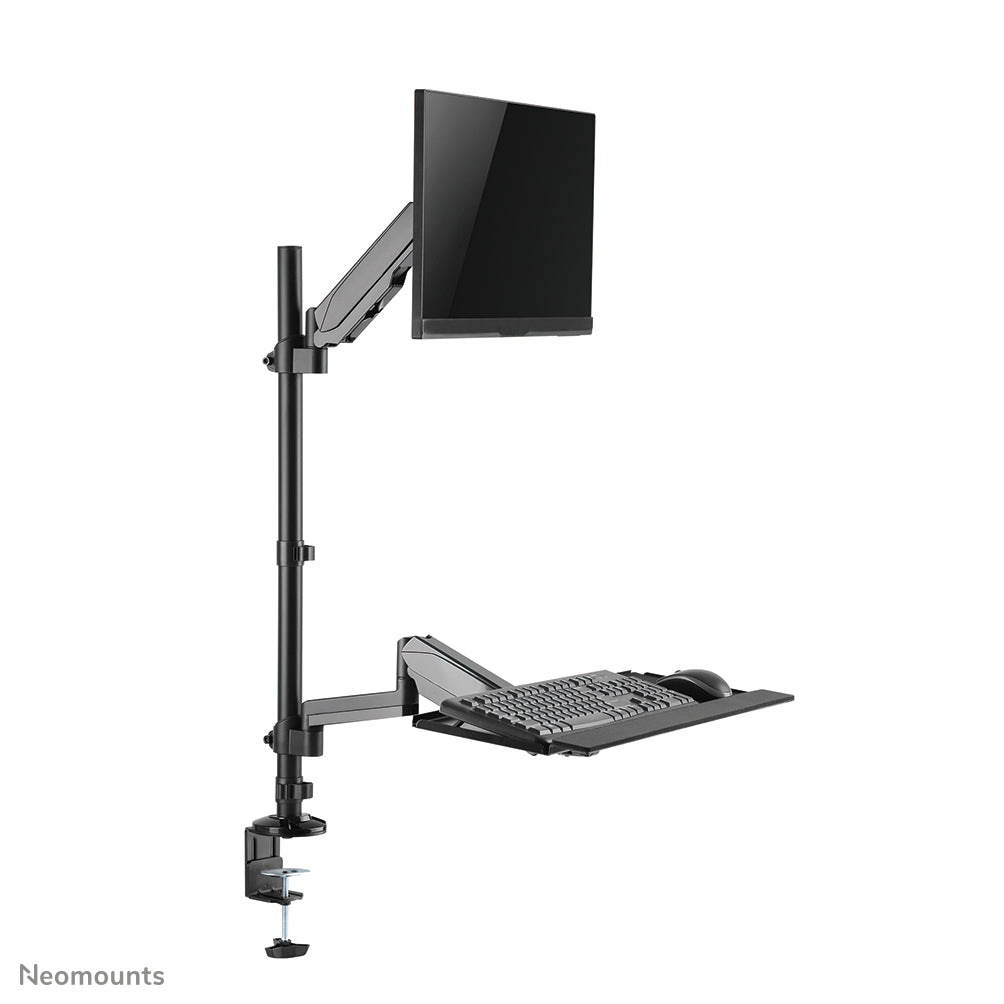 Neomounts DS90-325BL1 Sitz-Steh-Arbeitsplatz Tischmontage 17-32" - Gasfeder