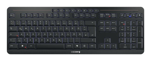 CHERRY Stream keyboard ultimate Tastatur Heimbüro USB + RF Wireless + Bluetooth QWERTZ Deutsch Schwarz
