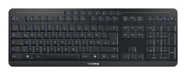 CHERRY Stream keyboard ultimate Tastatur Heimbüro USB + RF Wireless + Bluetooth QWERTZ Deutsch Schwarz