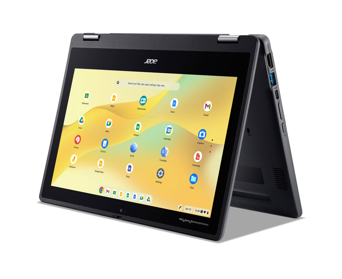 Acer Chromebook R757TN-TCO-C7AD Intel® N N150 Hybrid (2-in-1) 29,5 cm (11.6") Touchscreen HD 8 GB LPDDR5x-SDRAM 64 GB Flash Wi-Fi 6 (802.11ax) ChromeOS Schwarz