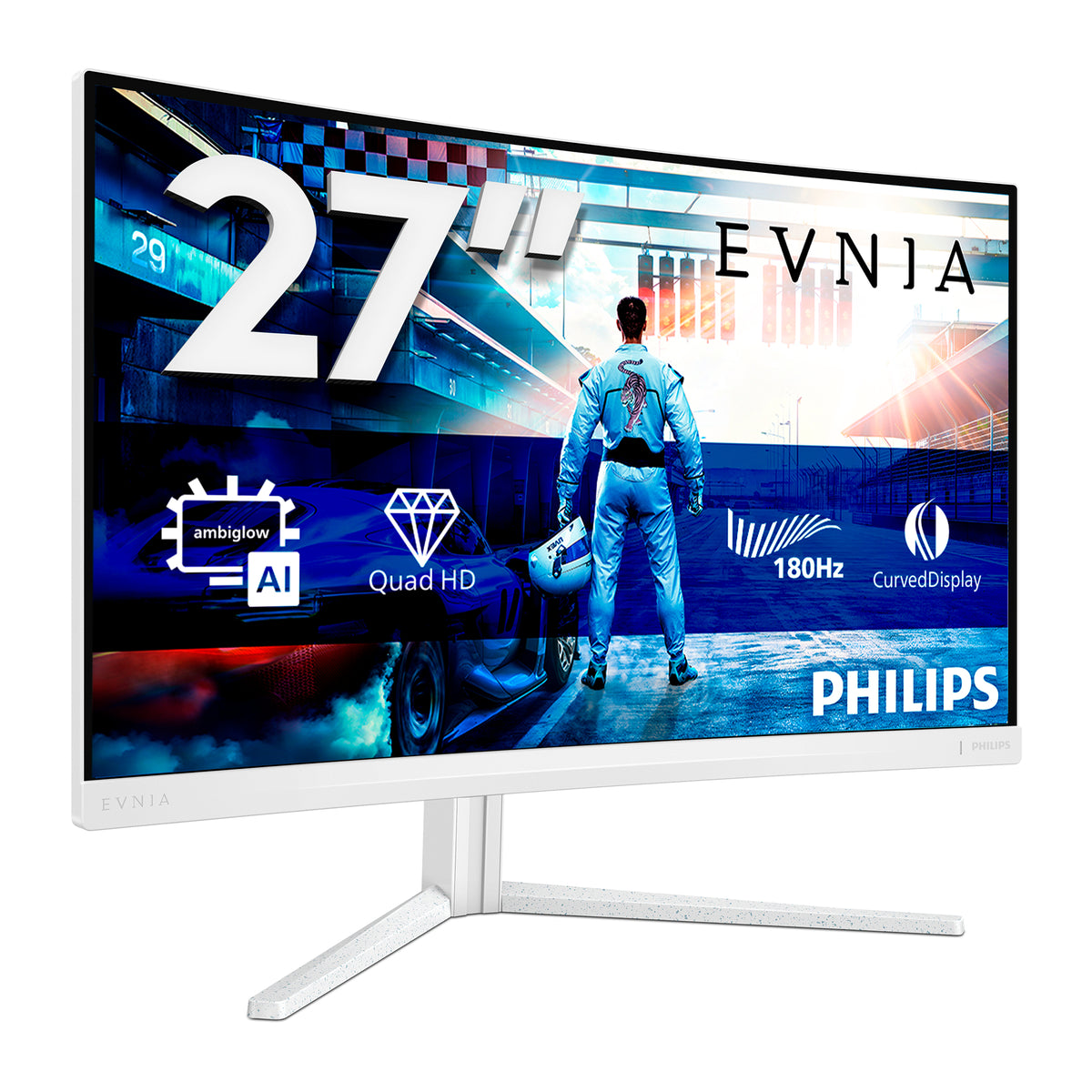 Philips Evnia 5000 27M2C5501/00 Computerbildschirm 68,6 cm (27") 2560 x 1440 Pixel Quad HD LCD Weiß