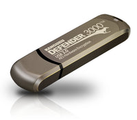 iStorage Kanguru Defender 3000 USB-Stick 256 GB USB Typ-C 3.2 Gen 1 (3.1 Gen 1) Grau