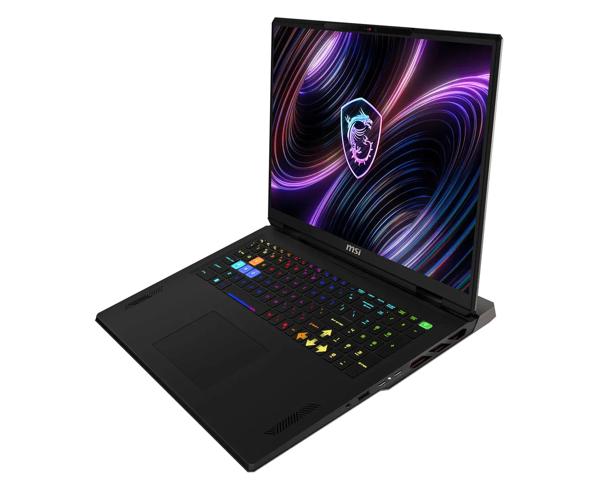 MSI Raider 18 HX A2WH-1088DE Intel Core Ultra 9 275HX Laptop 45,7 cm (18") Quad HD+ 32 GB DDR5-SDRAM 1 TB SSD NVIDIA GeForce RTX 5070 Ti Laptop-GPU Wi-Fi 7 (802.11be) Windows 11 Home Grau Deutsch