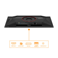 AOC G4 Q27G4ZD Computerbildschirm 67,3 cm (26.5") 2560 x 1440 Pixel Quad HD QD-OLED Schwarz, Rot