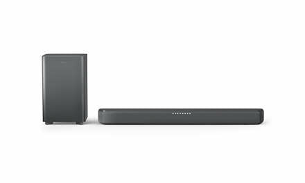 Philips 5300 series TAB5309/10 Soundbar-Lautsprecher Grau 2.1 Kanäle 120 W
