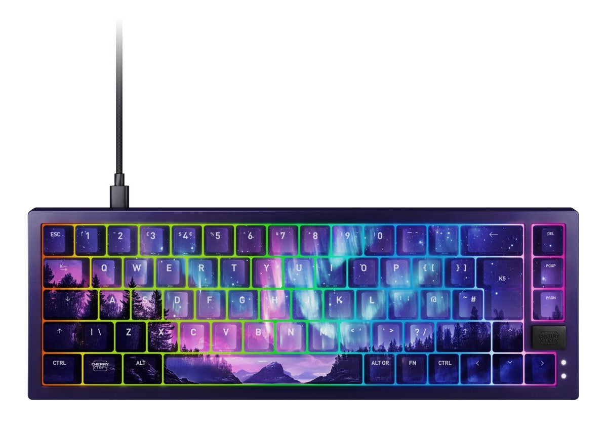 CHERRY NORTHERN LIGHT Bundle Tastatur Haus USB QWERTZ Deutsch Mehrfarbig