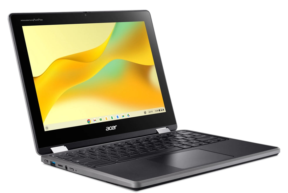 Acer Chromebook R856LT-TCO-C2NK N100 30,5 cm (12") Touchscreen HD+ 8 GB LPDDR5-SDRAM 64 GB eMMC Wi-Fi 6E (802.11ax) ChromeOS Schwarz QWERTZ Deutsch