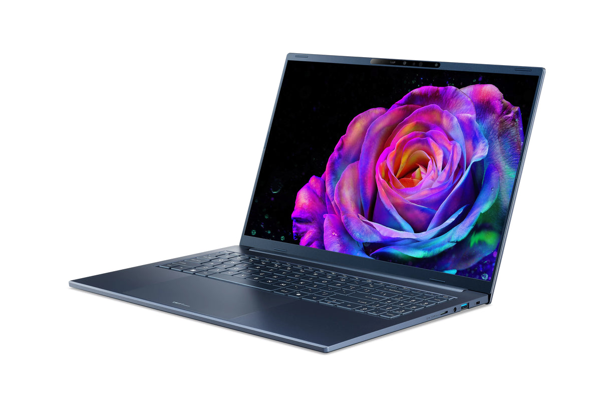 Acer Swift Go 16 AI Intel SFG16-A71-R6NG Copilot+ PC AMD Ryzen AI 7 445 Laptop 40,6 cm (16") WUXGA 16 GB LPDDR5x-SDRAM 512 GB SSD Wi-Fi 7 (802.11be) Windows 11 Home Blau