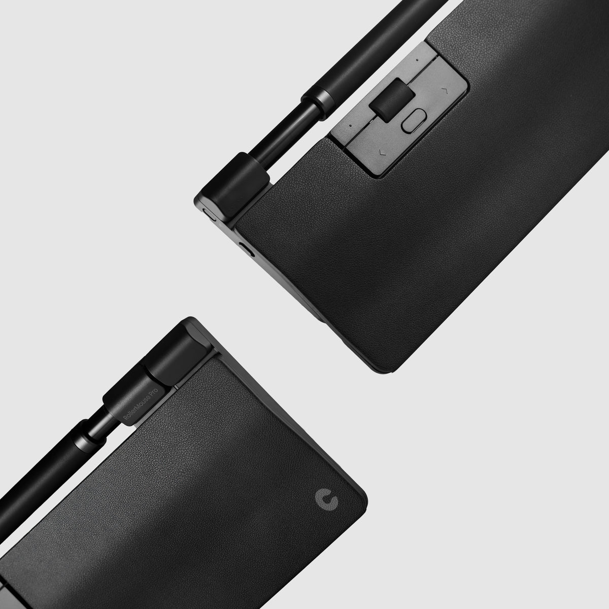 Contour Design RollerMouse Pro Regular Veganem Leder + Balance Keyboard BK - Drahtlos – FR Version