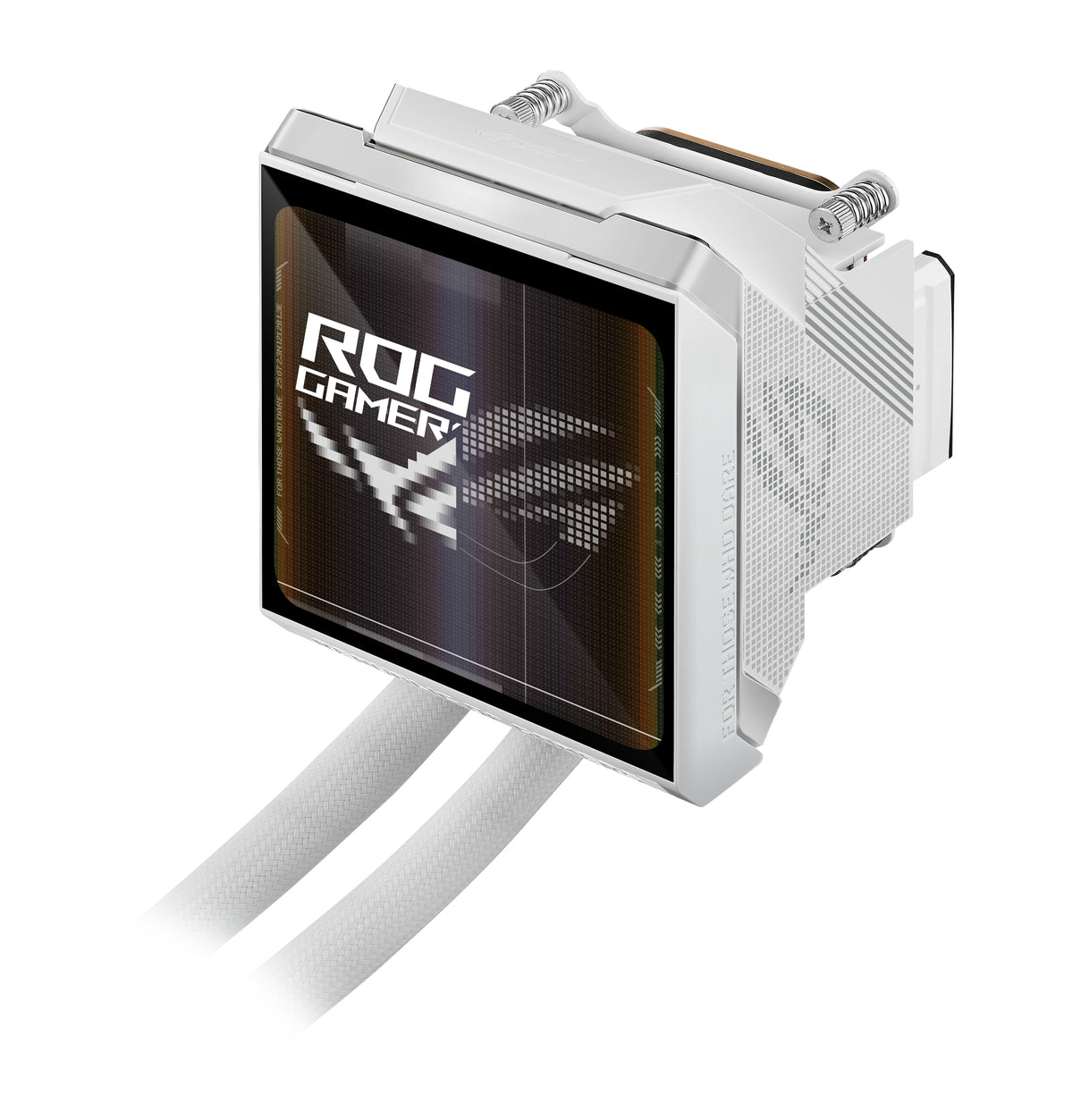 ASUS ROG Strix LC IV 360 ARGB LCD White Edition Prozessor Flüssigkeitskühlung 12 cm Weiß