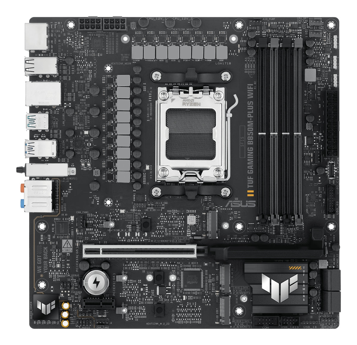 ASUS TUF GAMING B850M-PLUS WIFI AMD B850 Sockel AM5 micro ATX