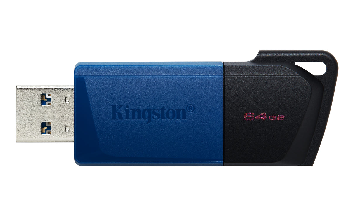Kingston Technology DataTraveler 64GB USB3.2 Gen 1 Exodia M (Schwarz + Blau) - 2 Pieces